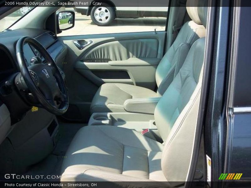Sage Brush Pearl / Gray 2006 Honda Odyssey EX-L