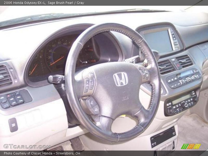 Sage Brush Pearl / Gray 2006 Honda Odyssey EX-L
