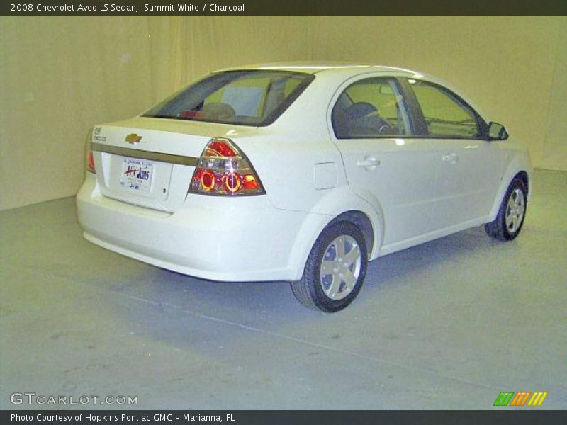 Summit White / Charcoal 2008 Chevrolet Aveo LS Sedan