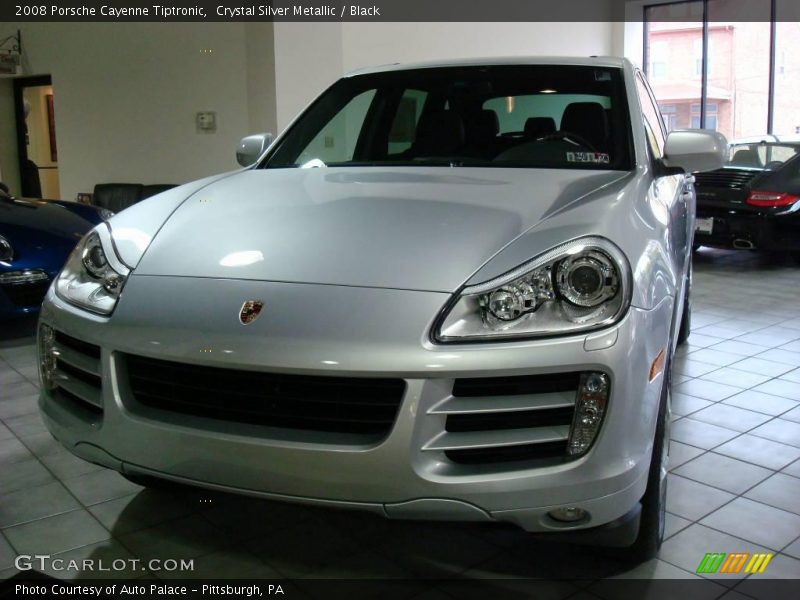 Crystal Silver Metallic / Black 2008 Porsche Cayenne Tiptronic