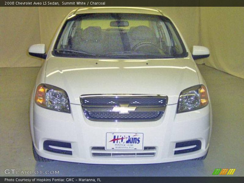 Summit White / Charcoal 2008 Chevrolet Aveo LS Sedan