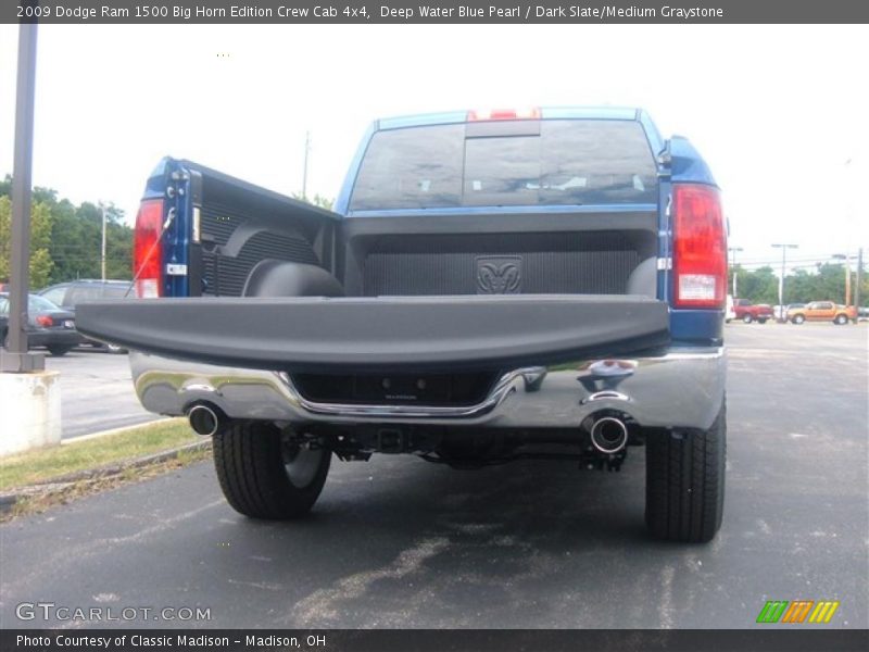 Deep Water Blue Pearl / Dark Slate/Medium Graystone 2009 Dodge Ram 1500 Big Horn Edition Crew Cab 4x4
