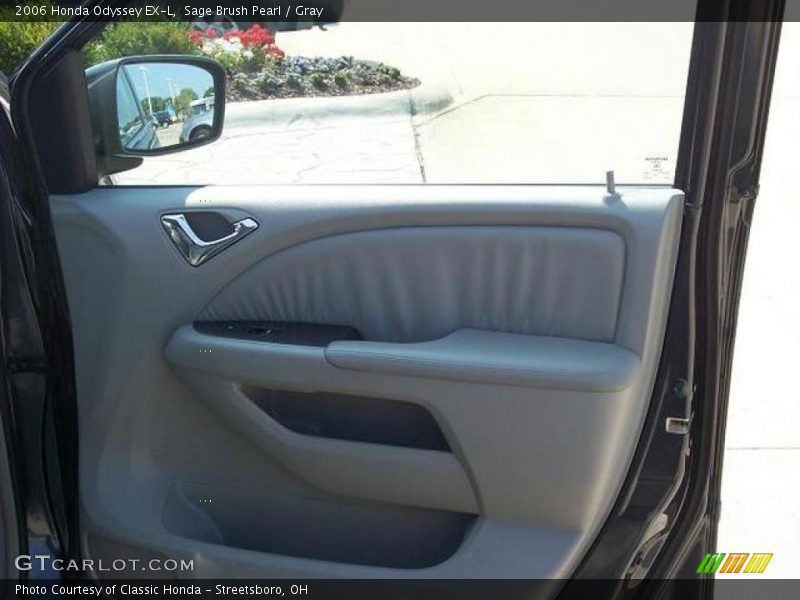 Sage Brush Pearl / Gray 2006 Honda Odyssey EX-L