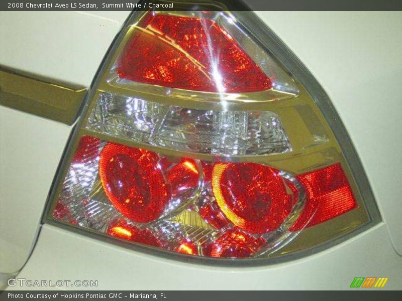 Summit White / Charcoal 2008 Chevrolet Aveo LS Sedan