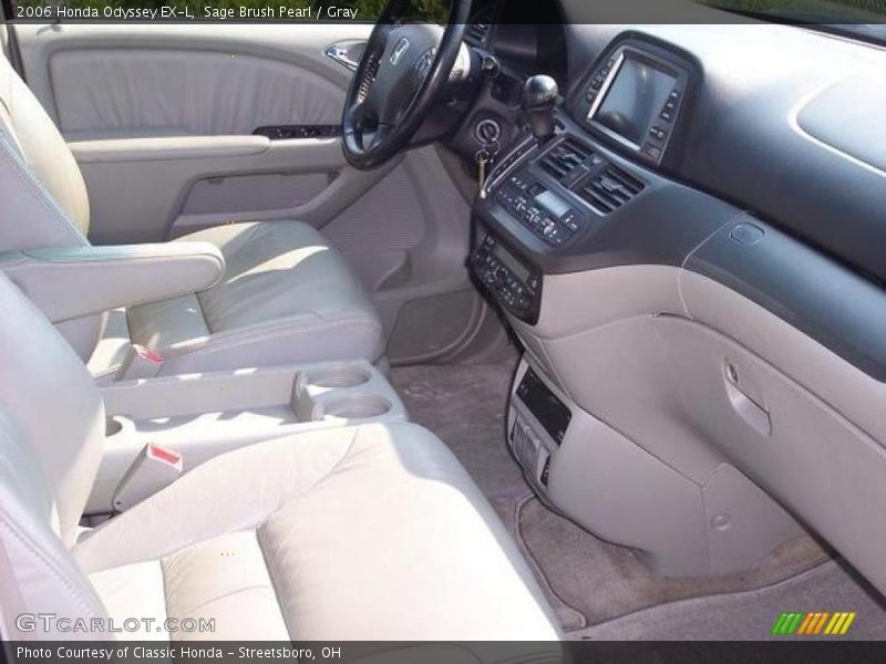 Sage Brush Pearl / Gray 2006 Honda Odyssey EX-L
