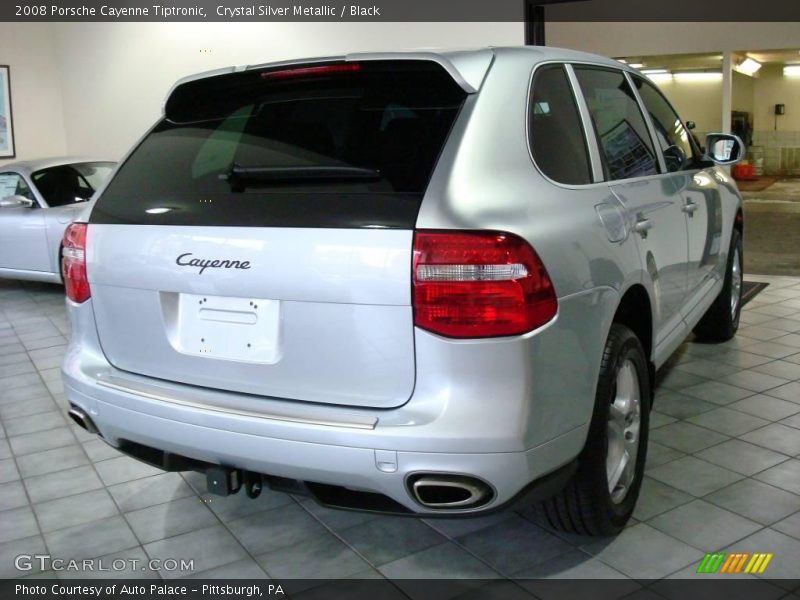 Crystal Silver Metallic / Black 2008 Porsche Cayenne Tiptronic