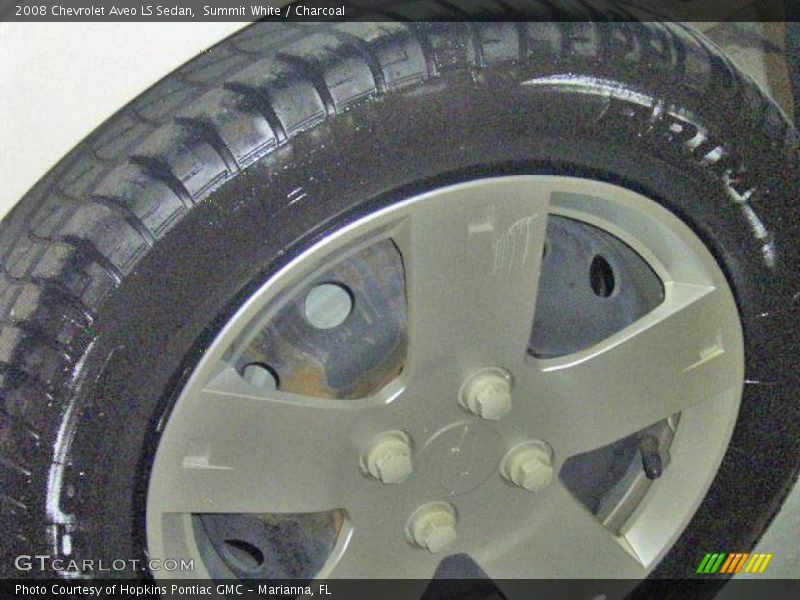 Summit White / Charcoal 2008 Chevrolet Aveo LS Sedan