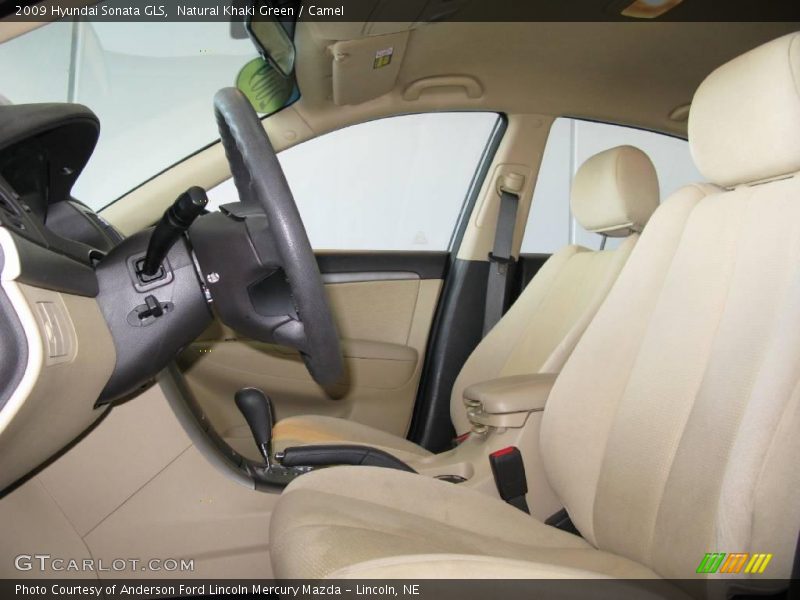 Natural Khaki Green / Camel 2009 Hyundai Sonata GLS