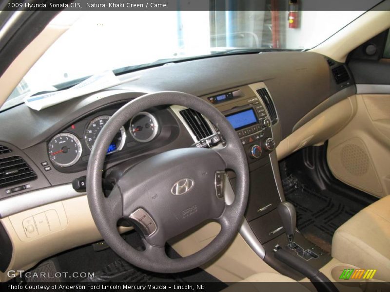 Natural Khaki Green / Camel 2009 Hyundai Sonata GLS