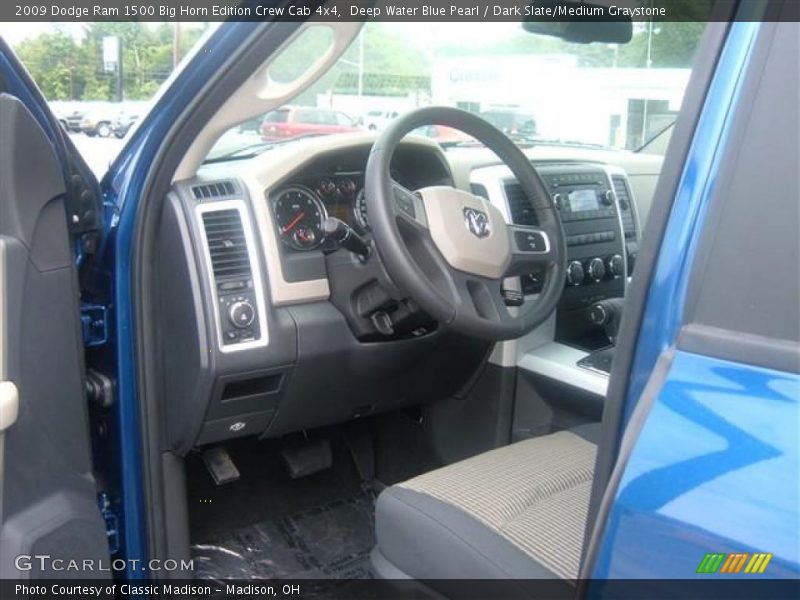 Deep Water Blue Pearl / Dark Slate/Medium Graystone 2009 Dodge Ram 1500 Big Horn Edition Crew Cab 4x4