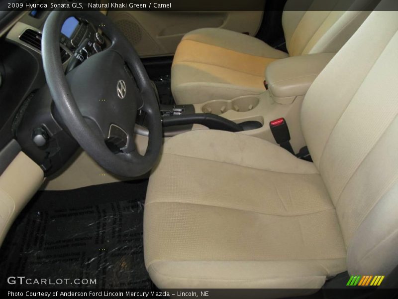 Natural Khaki Green / Camel 2009 Hyundai Sonata GLS