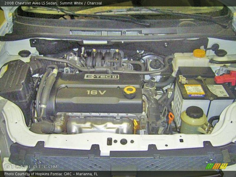 Summit White / Charcoal 2008 Chevrolet Aveo LS Sedan