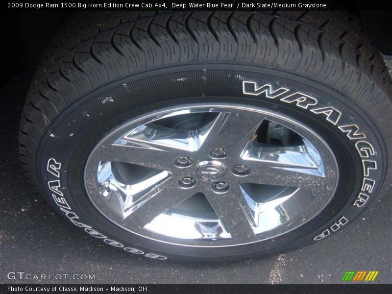 Deep Water Blue Pearl / Dark Slate/Medium Graystone 2009 Dodge Ram 1500 Big Horn Edition Crew Cab 4x4