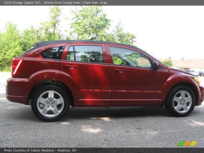 Inferno Red Crystal Pearl / Dark Slate Gray 2009 Dodge Caliber SXT