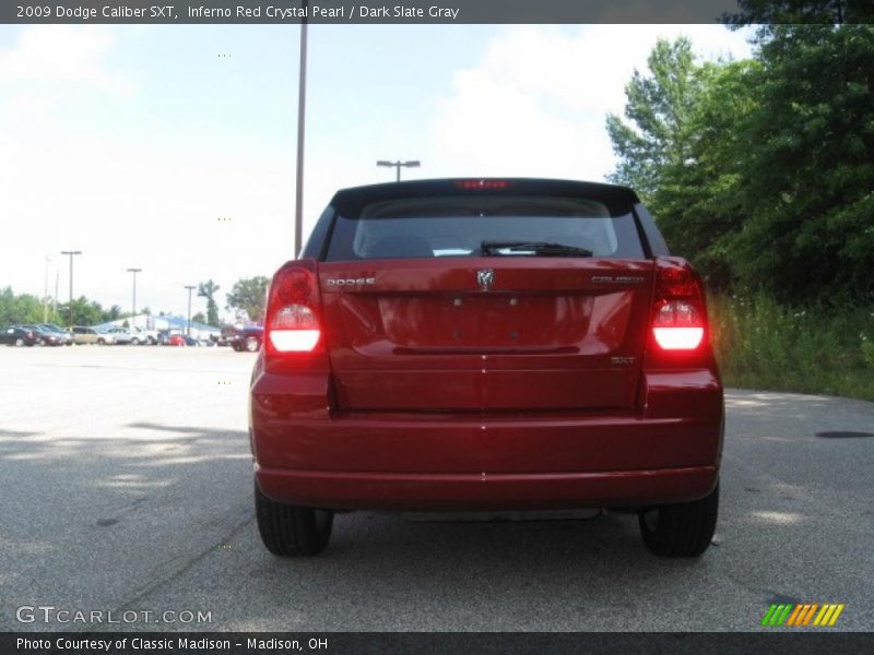 Inferno Red Crystal Pearl / Dark Slate Gray 2009 Dodge Caliber SXT
