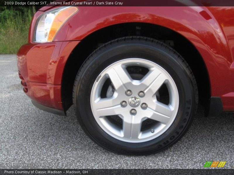 Inferno Red Crystal Pearl / Dark Slate Gray 2009 Dodge Caliber SXT