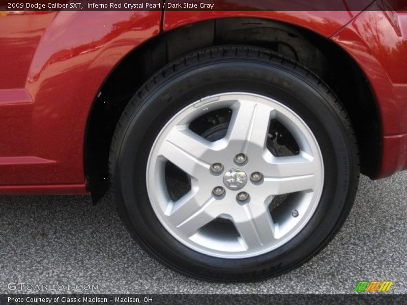 Inferno Red Crystal Pearl / Dark Slate Gray 2009 Dodge Caliber SXT
