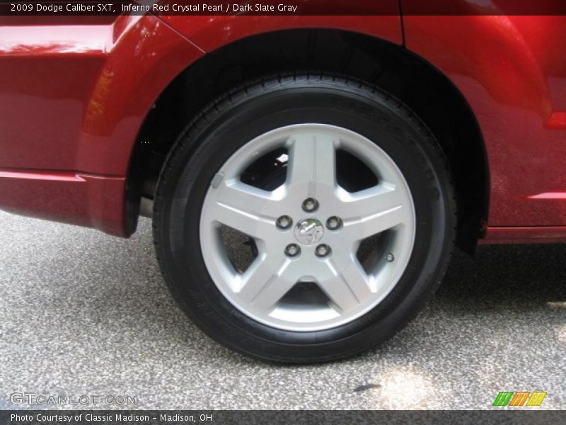 Inferno Red Crystal Pearl / Dark Slate Gray 2009 Dodge Caliber SXT