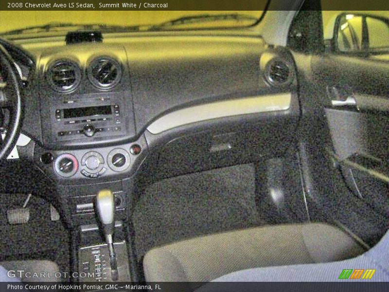 Summit White / Charcoal 2008 Chevrolet Aveo LS Sedan
