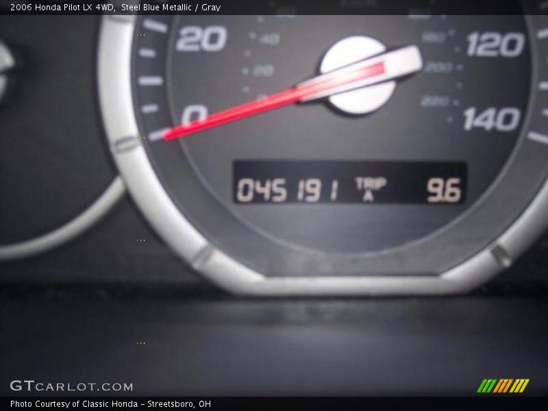 Steel Blue Metallic / Gray 2006 Honda Pilot LX 4WD