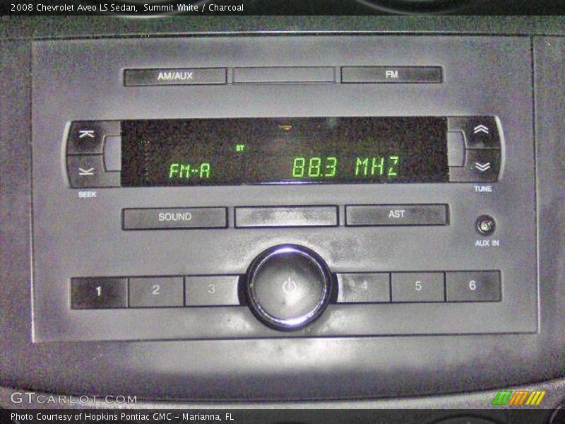 Summit White / Charcoal 2008 Chevrolet Aveo LS Sedan
