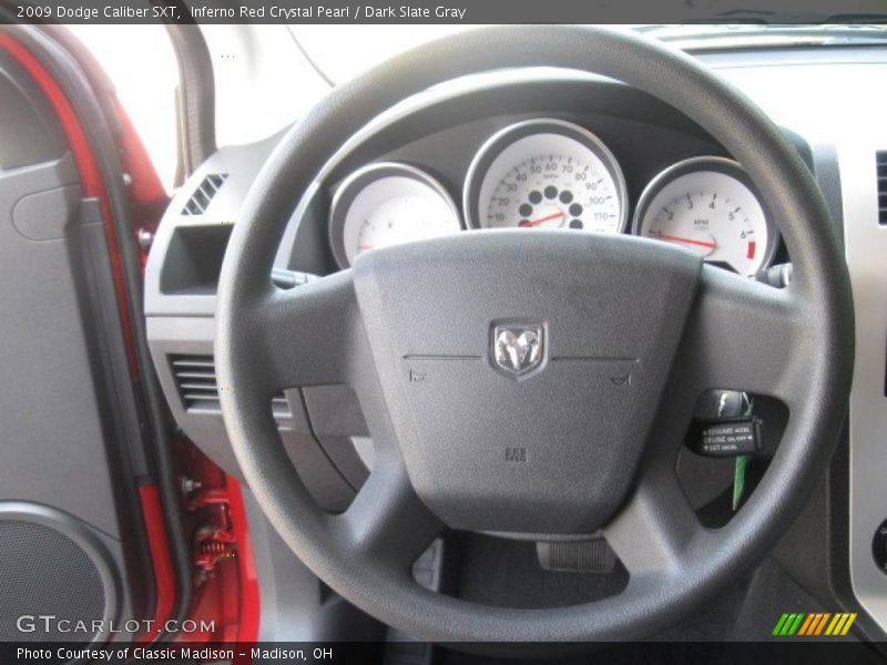 Inferno Red Crystal Pearl / Dark Slate Gray 2009 Dodge Caliber SXT