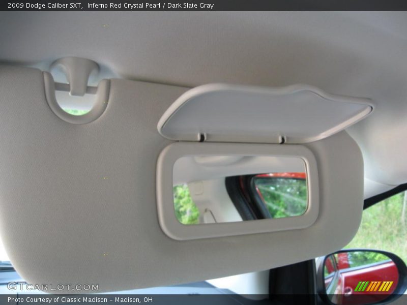 Inferno Red Crystal Pearl / Dark Slate Gray 2009 Dodge Caliber SXT