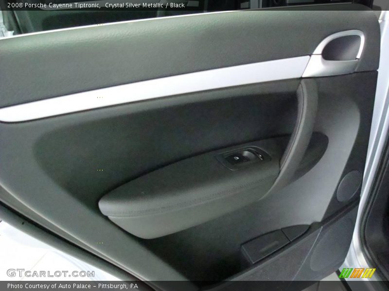 Crystal Silver Metallic / Black 2008 Porsche Cayenne Tiptronic