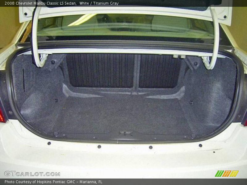 White / Titanium Gray 2008 Chevrolet Malibu Classic LS Sedan