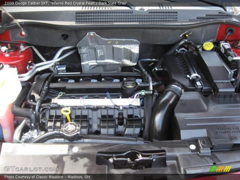 Inferno Red Crystal Pearl / Dark Slate Gray 2009 Dodge Caliber SXT