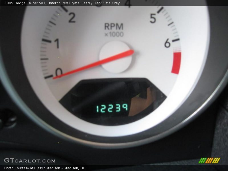 Inferno Red Crystal Pearl / Dark Slate Gray 2009 Dodge Caliber SXT