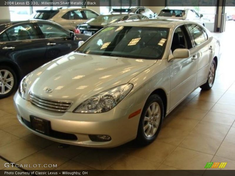 Millennium Silver Metallic / Black 2004 Lexus ES 330