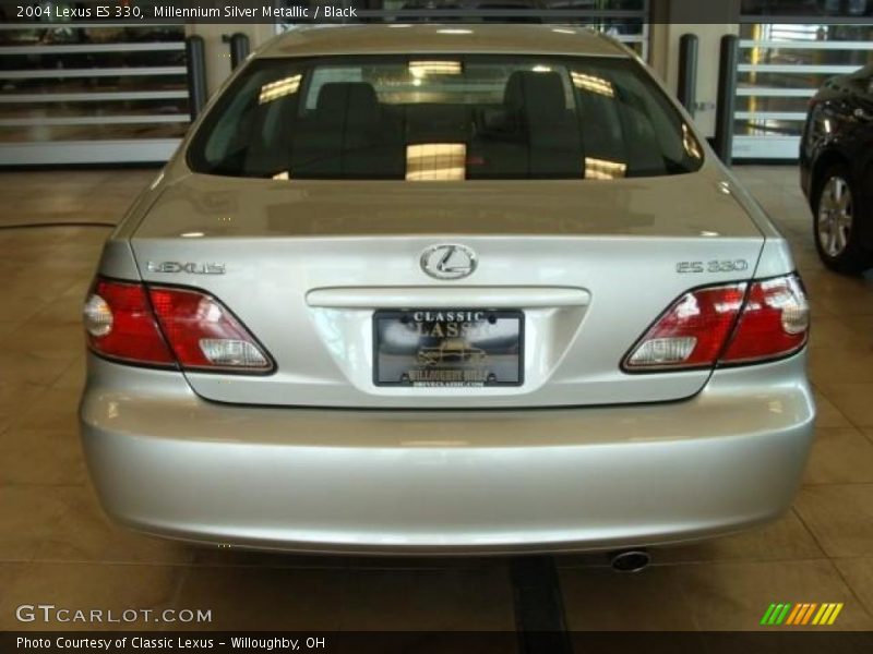 Millennium Silver Metallic / Black 2004 Lexus ES 330