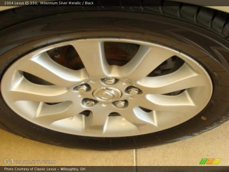 Millennium Silver Metallic / Black 2004 Lexus ES 330