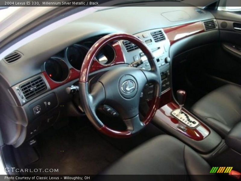 Millennium Silver Metallic / Black 2004 Lexus ES 330
