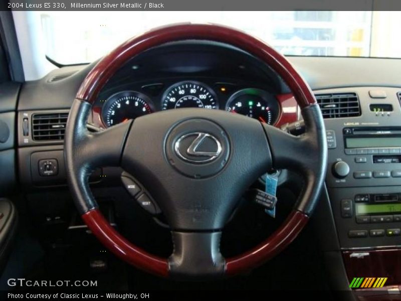 Millennium Silver Metallic / Black 2004 Lexus ES 330