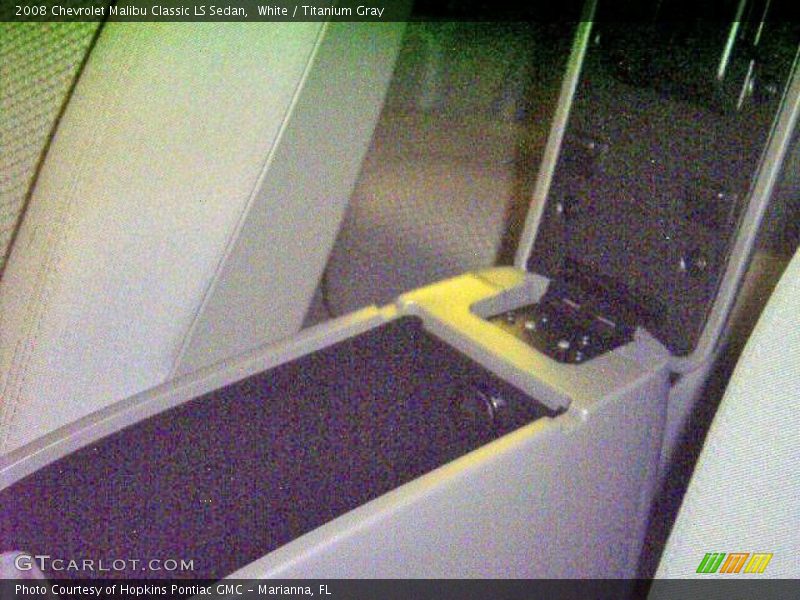White / Titanium Gray 2008 Chevrolet Malibu Classic LS Sedan