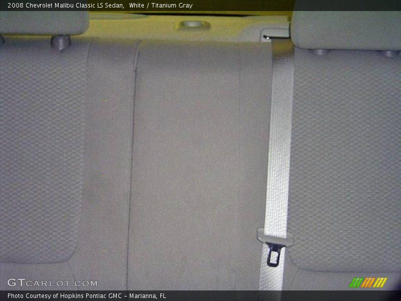 White / Titanium Gray 2008 Chevrolet Malibu Classic LS Sedan