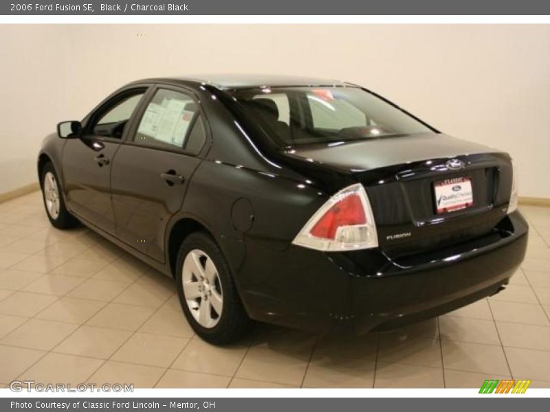 Black / Charcoal Black 2006 Ford Fusion SE