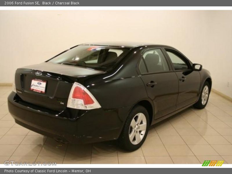 Black / Charcoal Black 2006 Ford Fusion SE