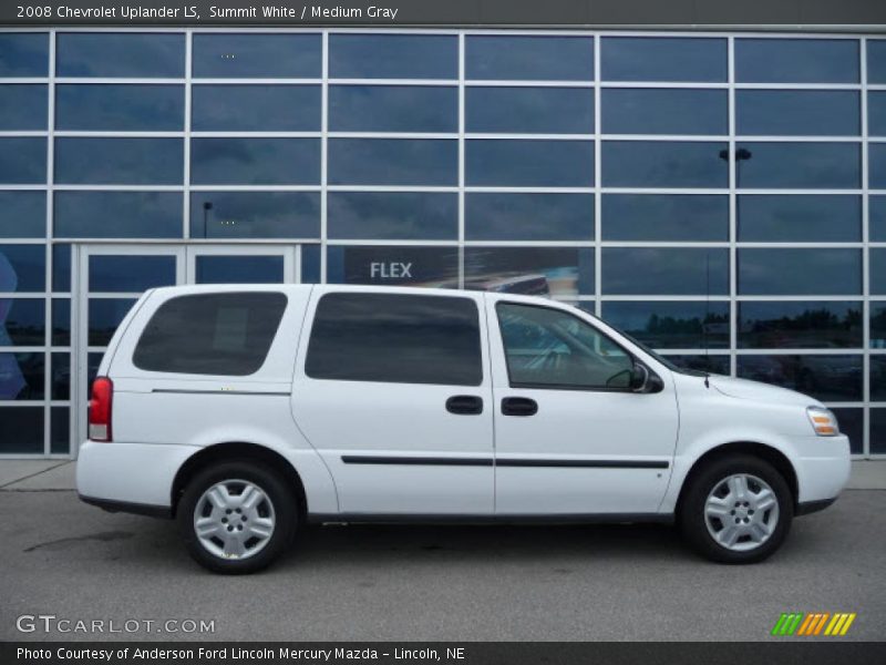 Summit White / Medium Gray 2008 Chevrolet Uplander LS