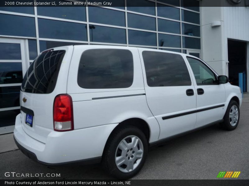 Summit White / Medium Gray 2008 Chevrolet Uplander LS