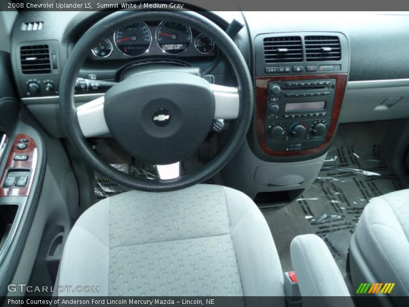 Summit White / Medium Gray 2008 Chevrolet Uplander LS