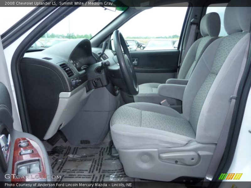 Summit White / Medium Gray 2008 Chevrolet Uplander LS