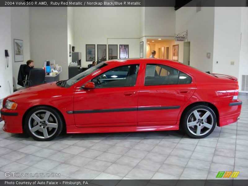 Ruby Red Metallic / Nordkap Black/Blue R Metallic 2004 Volvo S60 R AWD