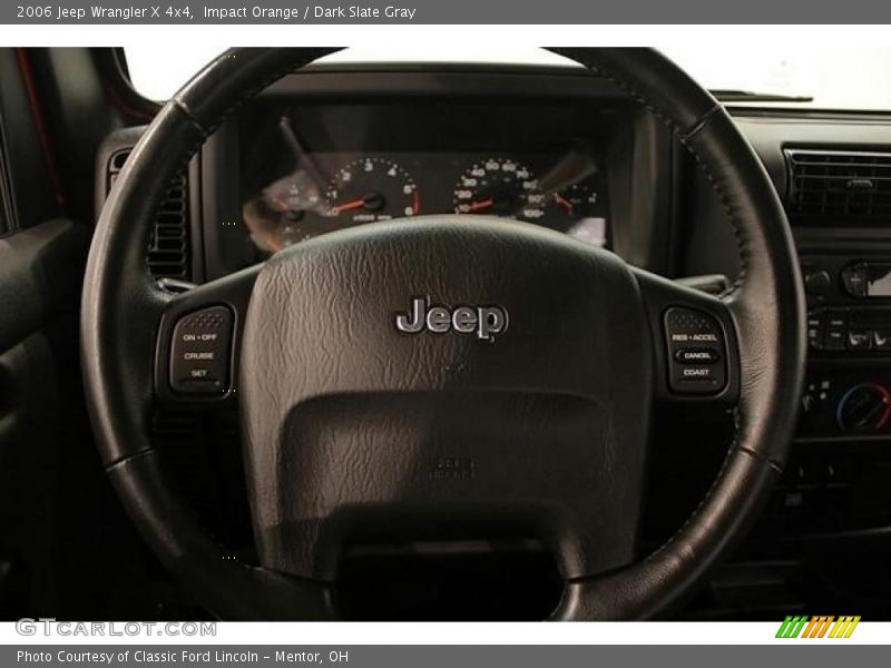 Impact Orange / Dark Slate Gray 2006 Jeep Wrangler X 4x4