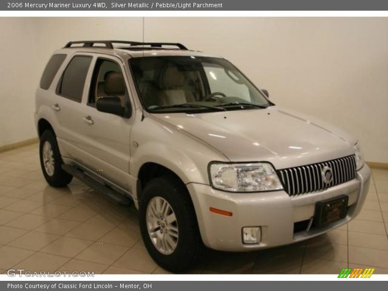 Silver Metallic / Pebble/Light Parchment 2006 Mercury Mariner Luxury 4WD