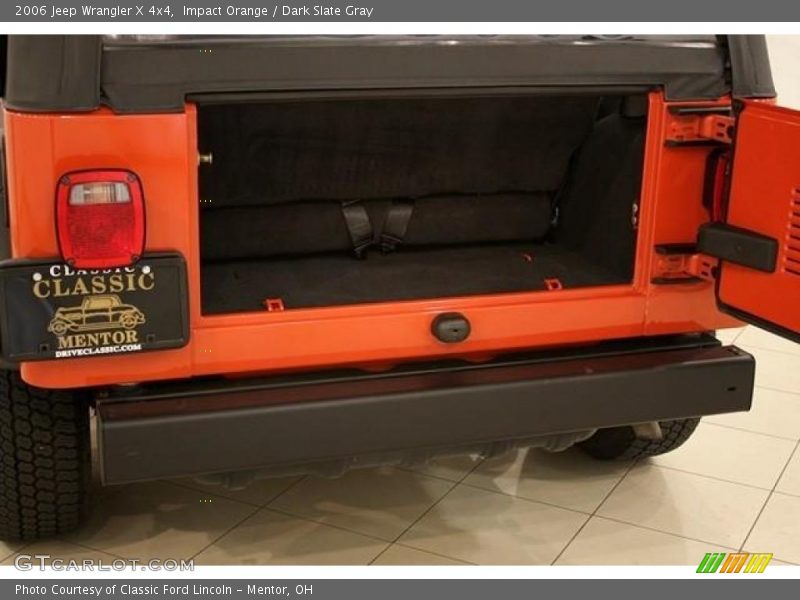 Impact Orange / Dark Slate Gray 2006 Jeep Wrangler X 4x4