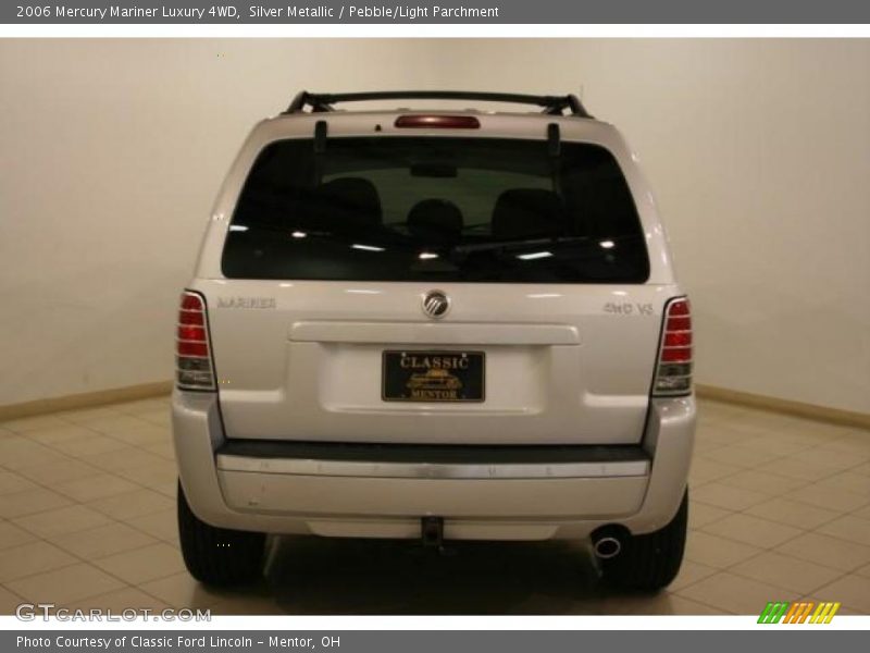 Silver Metallic / Pebble/Light Parchment 2006 Mercury Mariner Luxury 4WD