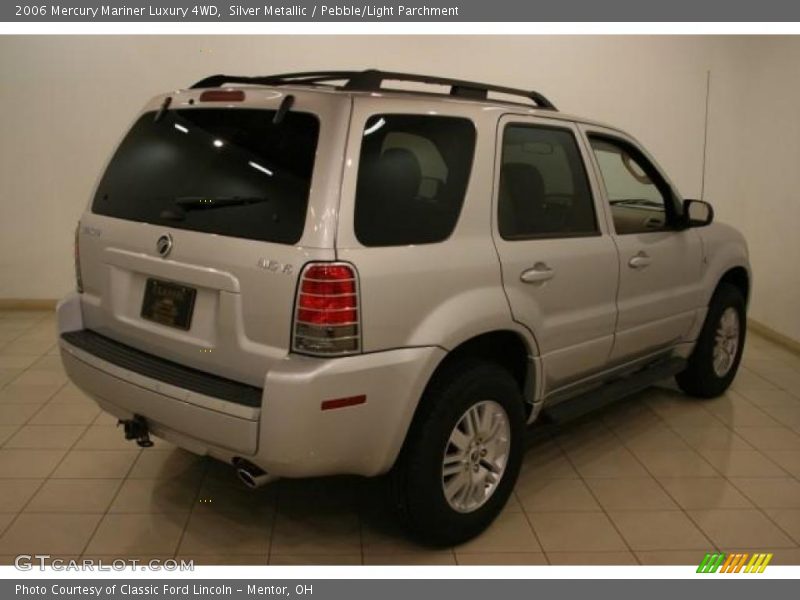 Silver Metallic / Pebble/Light Parchment 2006 Mercury Mariner Luxury 4WD